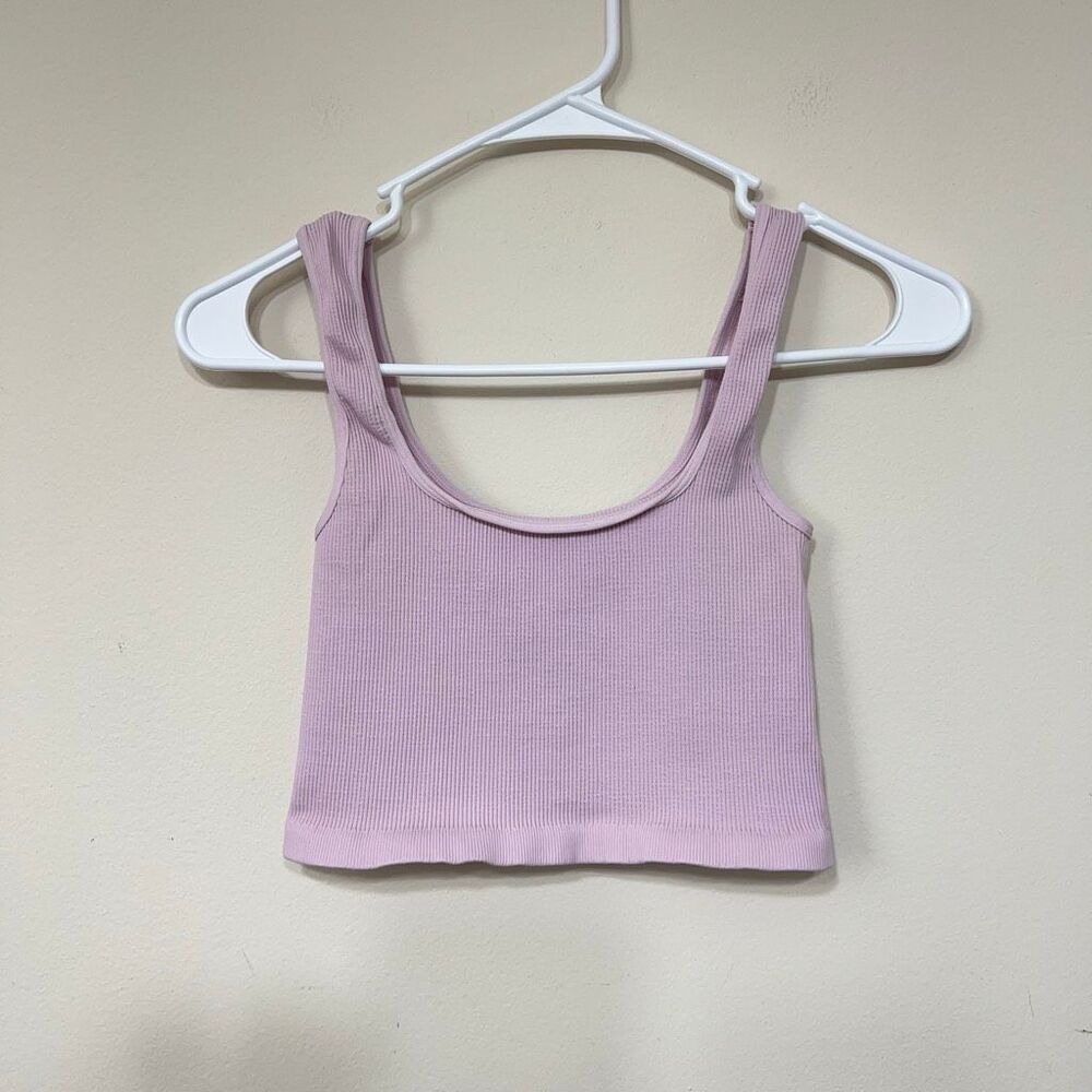 Free People Movement Lavender Ribbed Seamless Tank Small